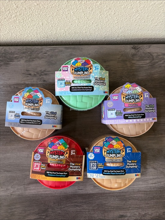 RMS Mystery Dumpling Other - Variety Bundle of 5 NWT Unopened Authentic RMS Mystery Dumplings